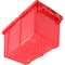 Global Industrial Distribution Container With Hinged Lid, 22-3/8x13x13, Red 257810RD - alternate 2
